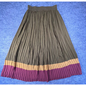 VTG 70-80s Saks Fifth Avenue Womens Pleated Midi Skirt Sz 8 Harry Potter Style